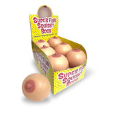 Super Fun Squishy Boobs - Counter Display - Boobie Stress Balls - Counter Display of 12 - Mr and Mrs D's